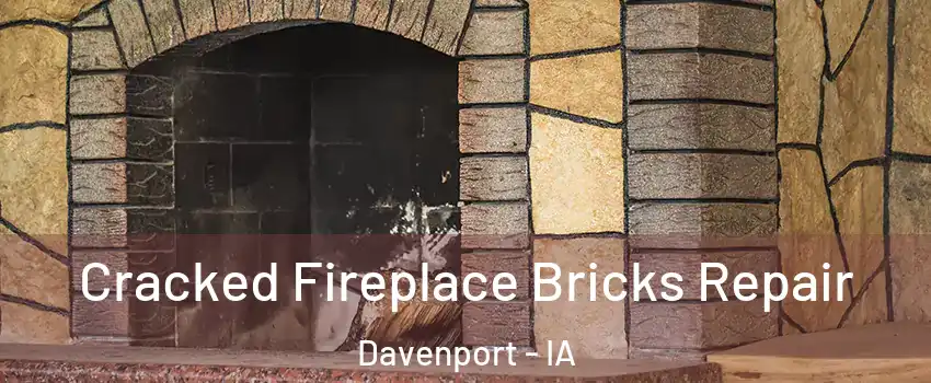  Cracked Fireplace Bricks Repair Davenport - IA