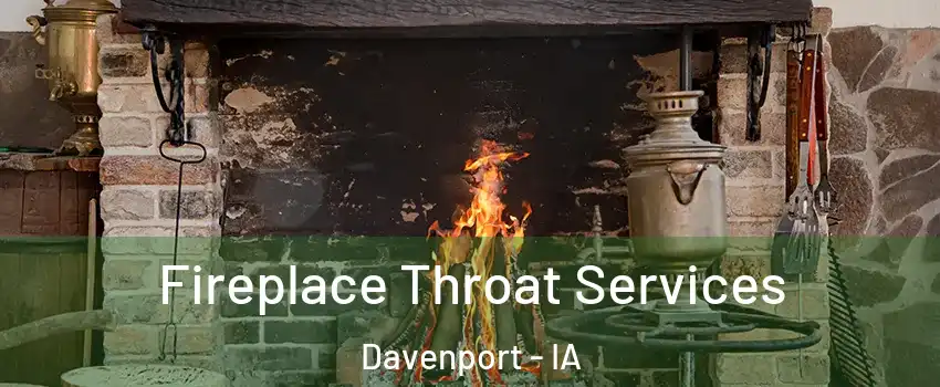  Fireplace Throat Services Davenport - IA