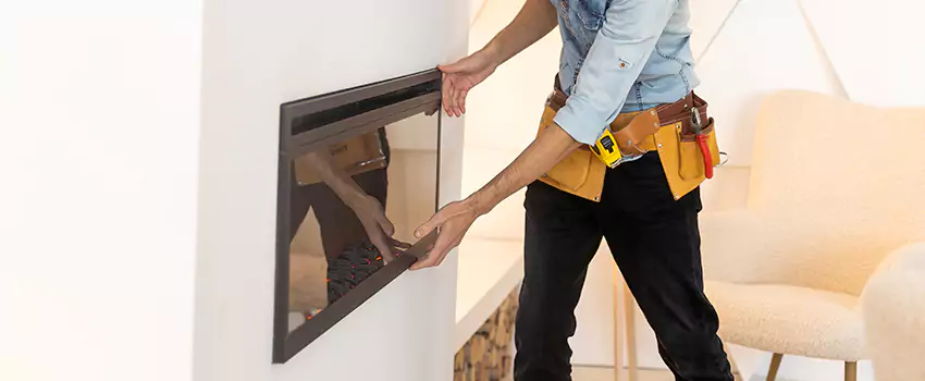 Metal Fireplace Installation in Davenport, Iowa