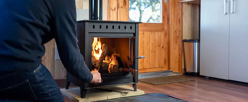 Open Hearth Wood Fireplace Installation in Davenport, IA