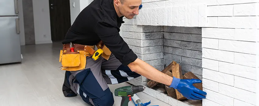 Fireplace Damaged Damper Frame Repair Services in Davenport, Iowa