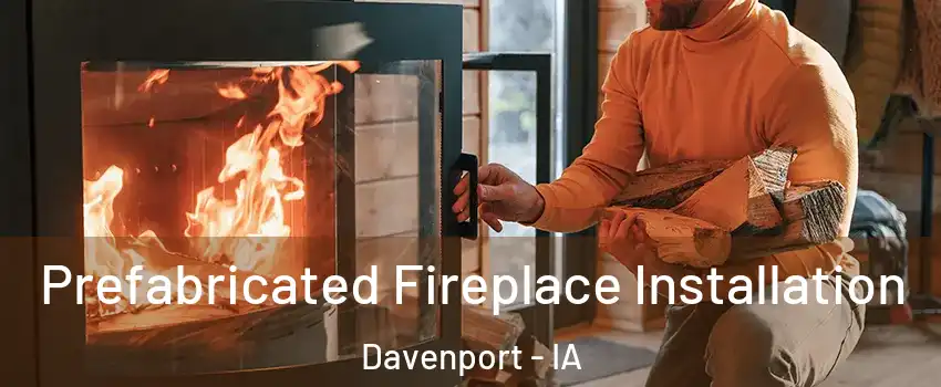  Prefabricated Fireplace Installation Davenport - IA